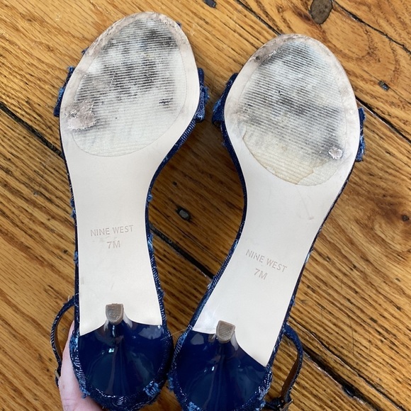Nine west leisa size 7 heels - Picture 4 of 4